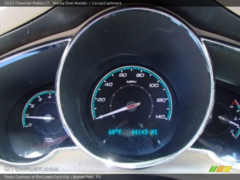 Mocha Steel Metallic / Cocoa/Cashmere 2011 Chevrolet Malibu LT