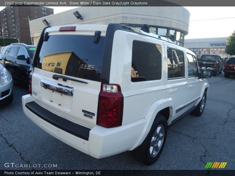 Stone White / Dark Slate Gray/Light Graystone 2007 Jeep Commander Limited 4x4