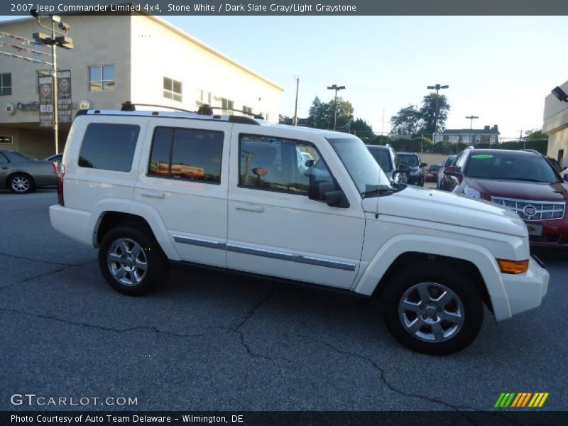 Stone White / Dark Slate Gray/Light Graystone 2007 Jeep Commander Limited 4x4