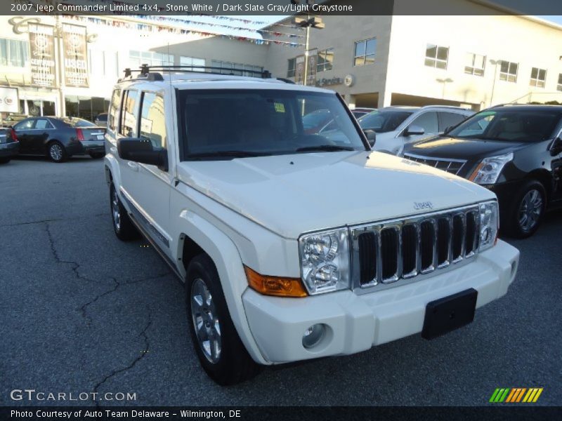 Stone White / Dark Slate Gray/Light Graystone 2007 Jeep Commander Limited 4x4