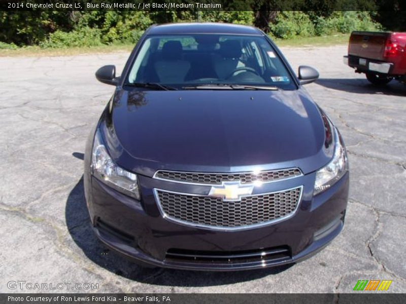 Blue Ray Metallic / Jet Black/Medium Titanium 2014 Chevrolet Cruze LS