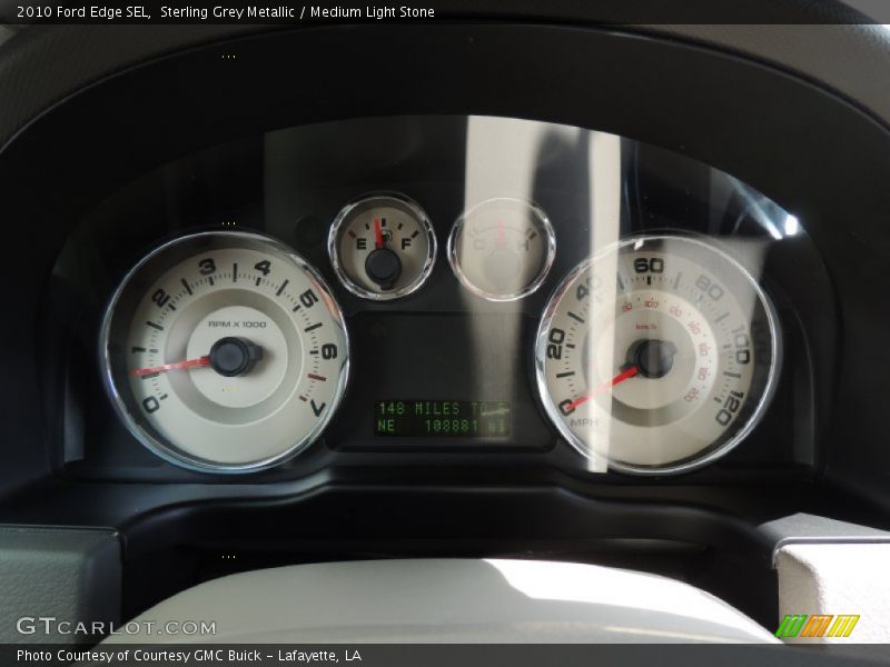Sterling Grey Metallic / Medium Light Stone 2010 Ford Edge SEL