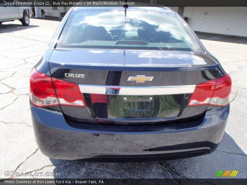 Blue Ray Metallic / Jet Black/Medium Titanium 2014 Chevrolet Cruze LS