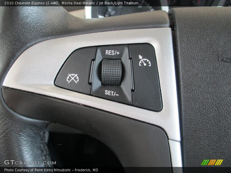 Mocha Steel Metallic / Jet Black/Light Titanium 2010 Chevrolet Equinox LS AWD