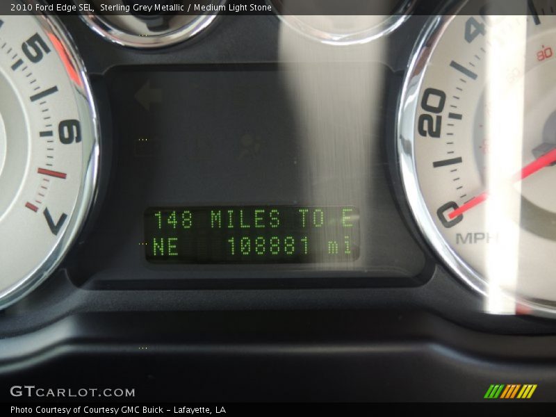 Sterling Grey Metallic / Medium Light Stone 2010 Ford Edge SEL