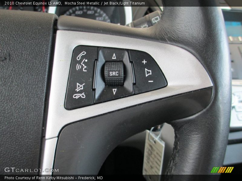 Mocha Steel Metallic / Jet Black/Light Titanium 2010 Chevrolet Equinox LS AWD