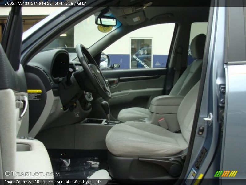 Silver Blue / Gray 2009 Hyundai Santa Fe SE