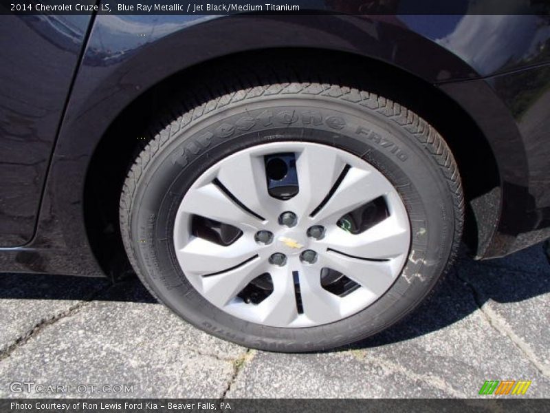Blue Ray Metallic / Jet Black/Medium Titanium 2014 Chevrolet Cruze LS
