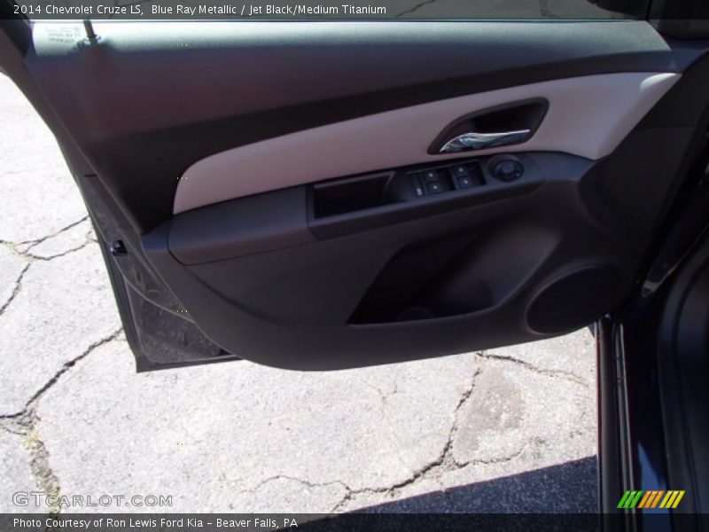 Blue Ray Metallic / Jet Black/Medium Titanium 2014 Chevrolet Cruze LS