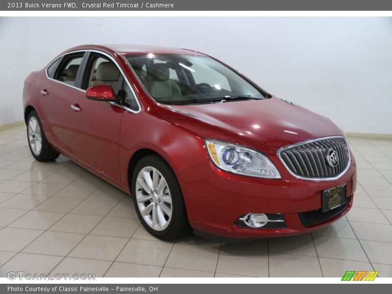 Crystal Red Tintcoat / Cashmere 2013 Buick Verano FWD