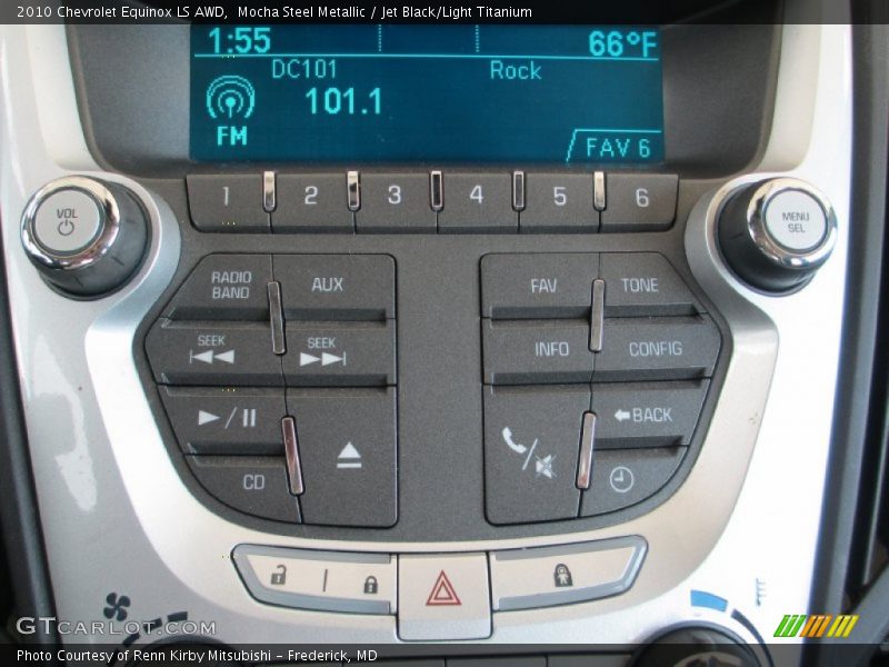Mocha Steel Metallic / Jet Black/Light Titanium 2010 Chevrolet Equinox LS AWD