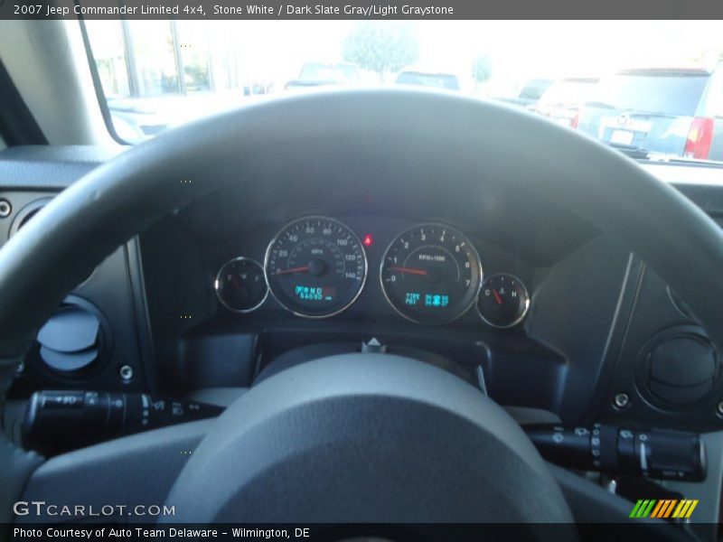 Stone White / Dark Slate Gray/Light Graystone 2007 Jeep Commander Limited 4x4