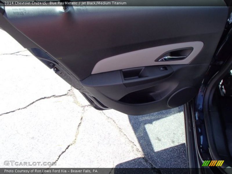 Blue Ray Metallic / Jet Black/Medium Titanium 2014 Chevrolet Cruze LS