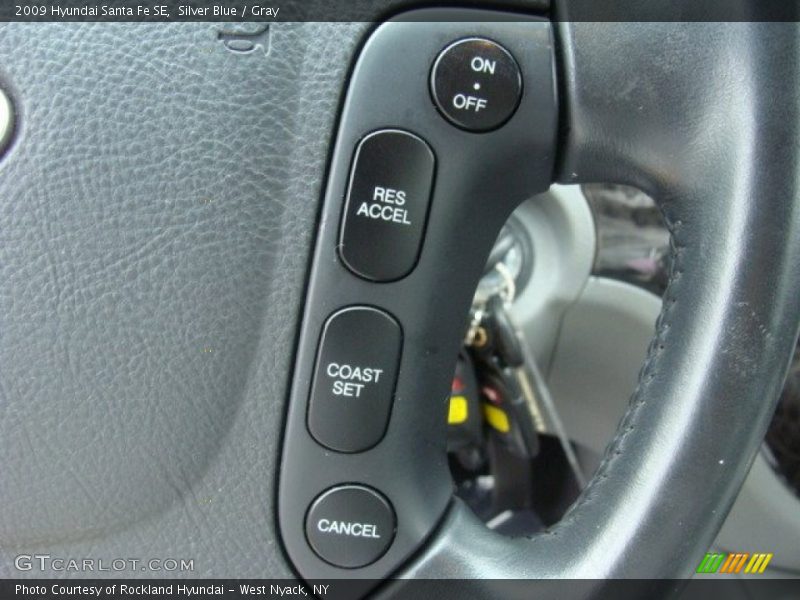 Silver Blue / Gray 2009 Hyundai Santa Fe SE