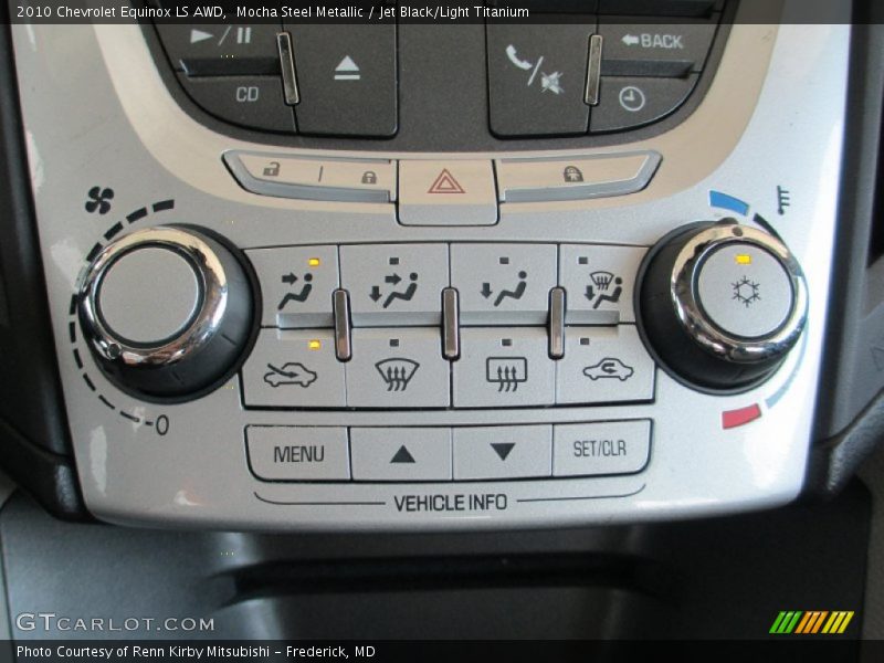 Mocha Steel Metallic / Jet Black/Light Titanium 2010 Chevrolet Equinox LS AWD