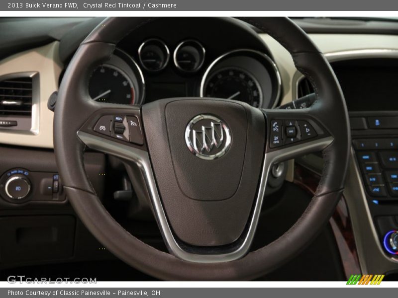 Crystal Red Tintcoat / Cashmere 2013 Buick Verano FWD