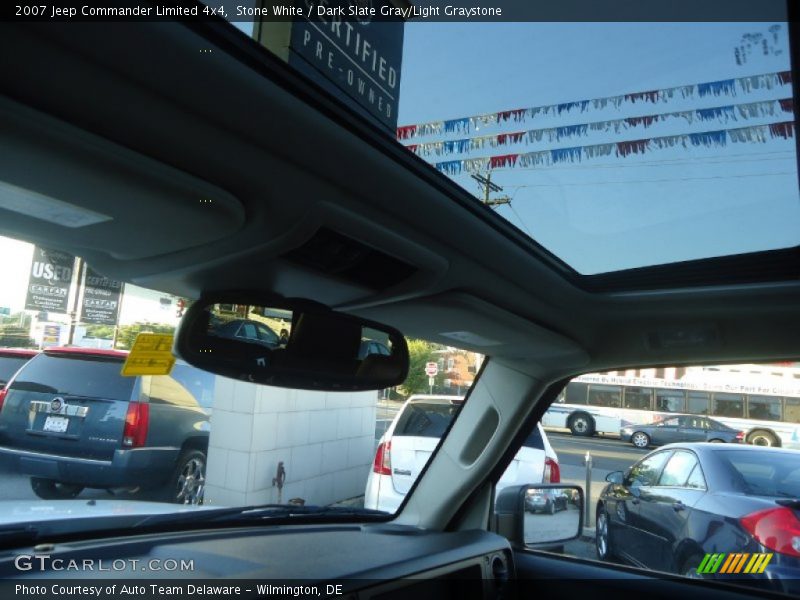 Stone White / Dark Slate Gray/Light Graystone 2007 Jeep Commander Limited 4x4