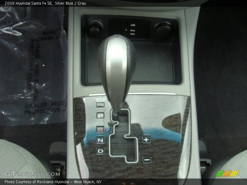 Silver Blue / Gray 2009 Hyundai Santa Fe SE