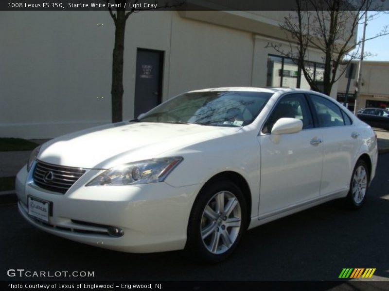 Starfire White Pearl / Light Gray 2008 Lexus ES 350