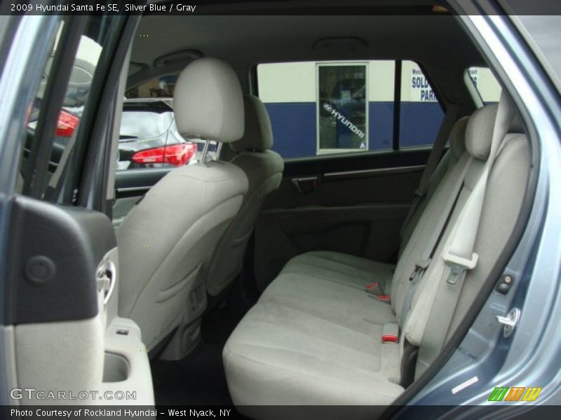 Silver Blue / Gray 2009 Hyundai Santa Fe SE