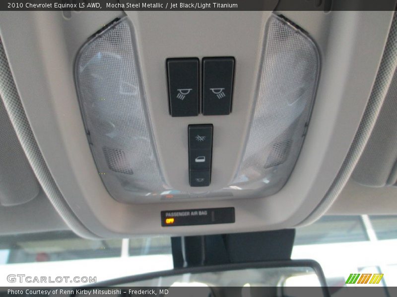 Mocha Steel Metallic / Jet Black/Light Titanium 2010 Chevrolet Equinox LS AWD