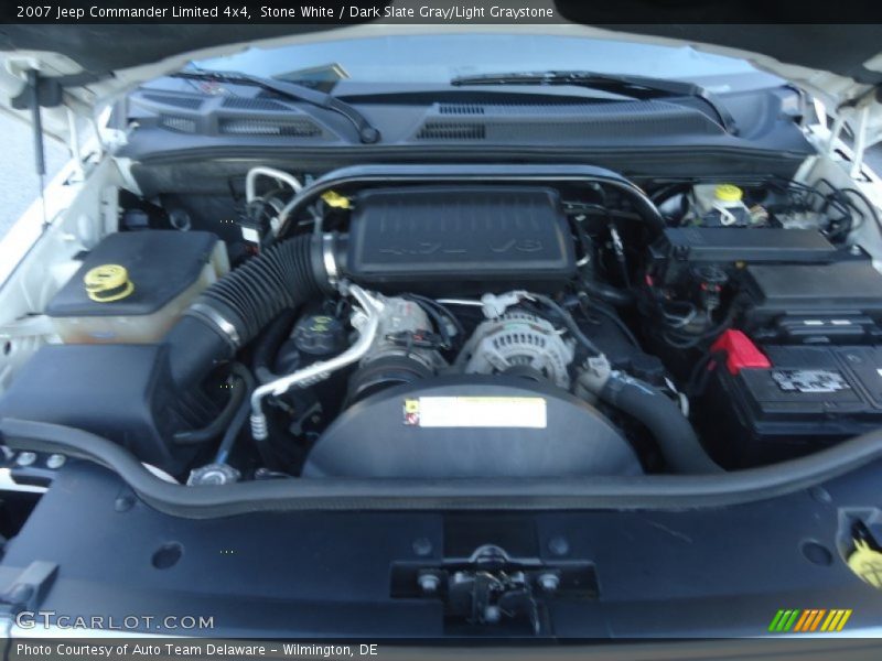 Stone White / Dark Slate Gray/Light Graystone 2007 Jeep Commander Limited 4x4