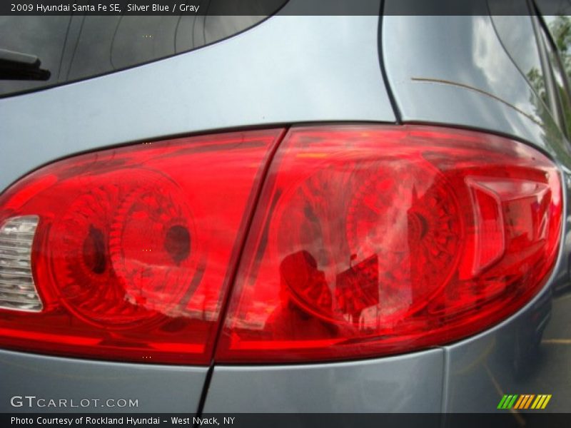 Silver Blue / Gray 2009 Hyundai Santa Fe SE