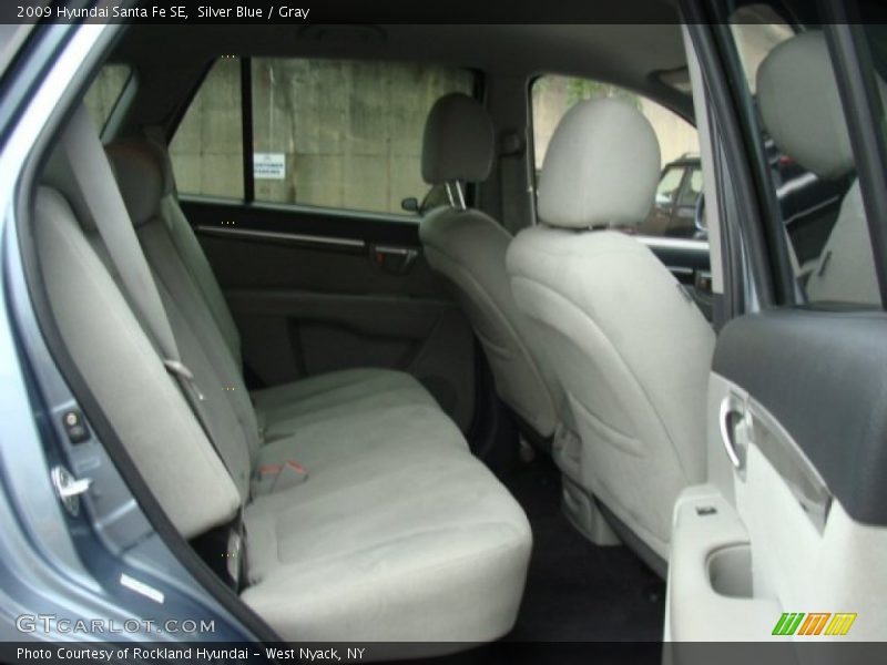Silver Blue / Gray 2009 Hyundai Santa Fe SE