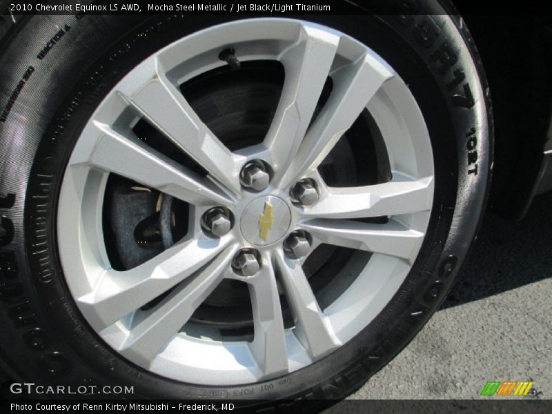 Mocha Steel Metallic / Jet Black/Light Titanium 2010 Chevrolet Equinox LS AWD