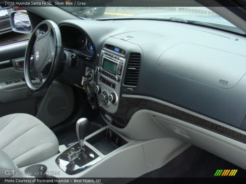 Silver Blue / Gray 2009 Hyundai Santa Fe SE