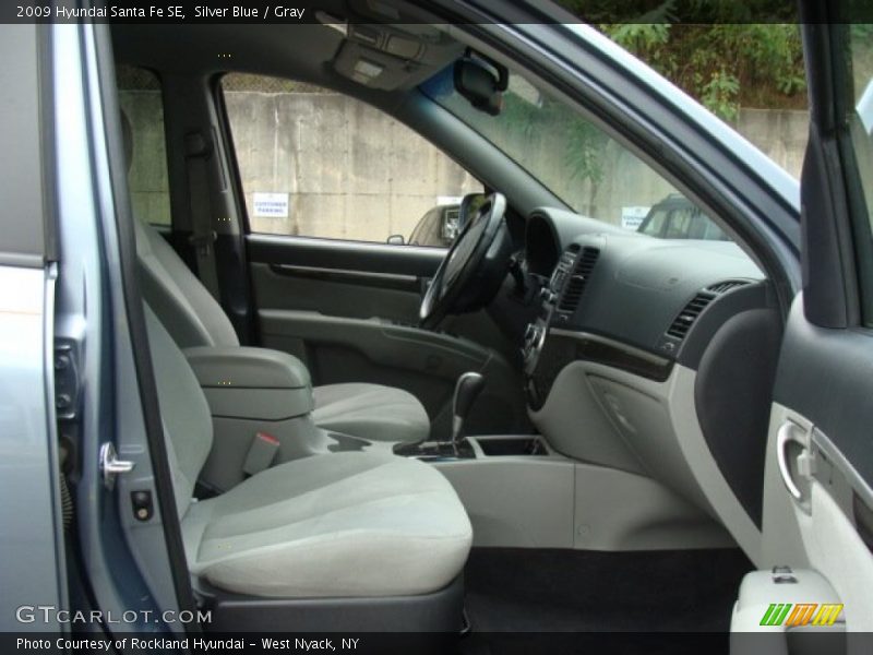 Silver Blue / Gray 2009 Hyundai Santa Fe SE
