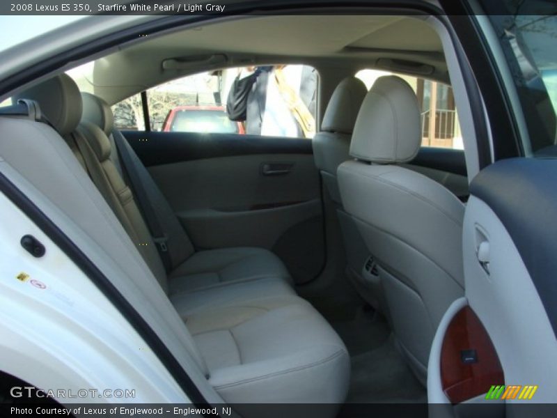 Starfire White Pearl / Light Gray 2008 Lexus ES 350
