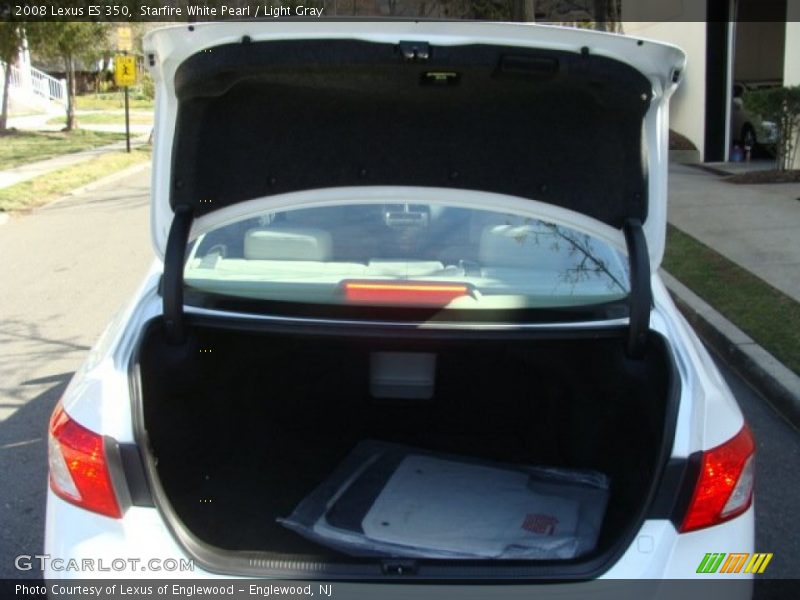 Starfire White Pearl / Light Gray 2008 Lexus ES 350