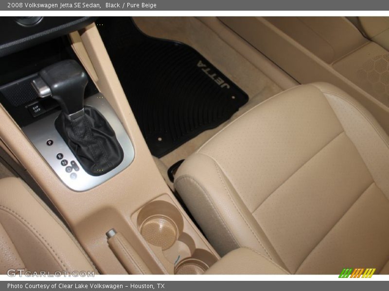 Black / Pure Beige 2008 Volkswagen Jetta SE Sedan