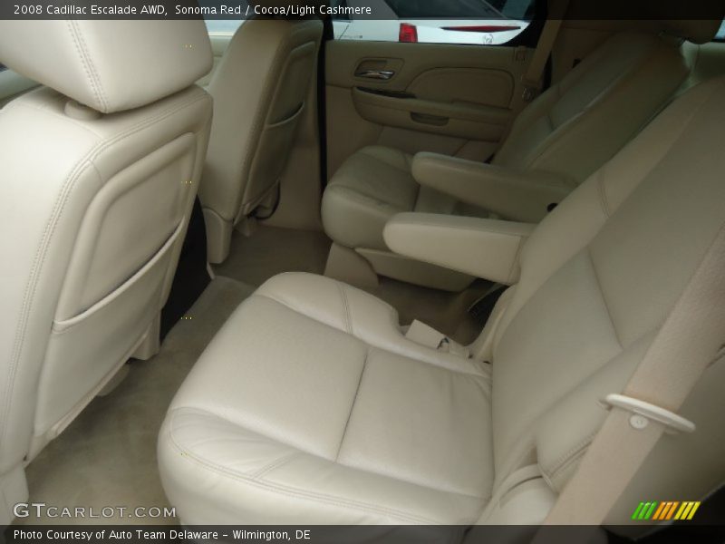 Sonoma Red / Cocoa/Light Cashmere 2008 Cadillac Escalade AWD