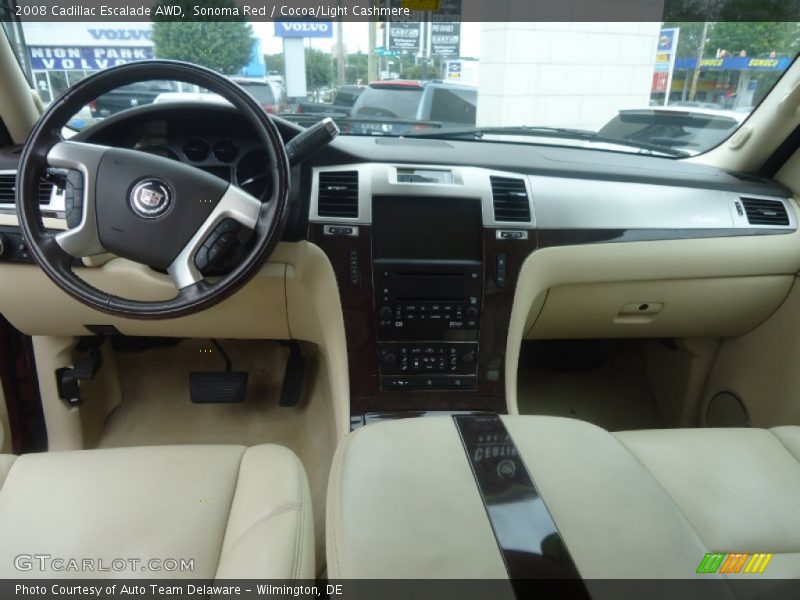 Sonoma Red / Cocoa/Light Cashmere 2008 Cadillac Escalade AWD