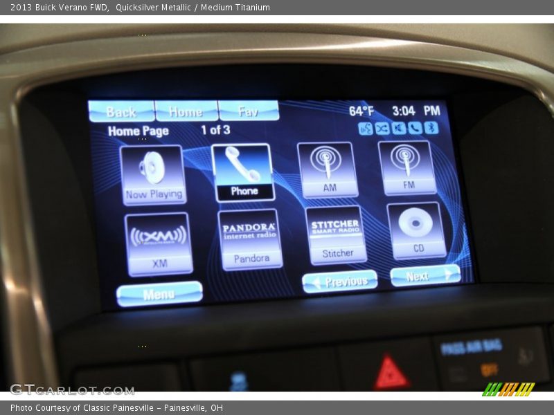 Quicksilver Metallic / Medium Titanium 2013 Buick Verano FWD
