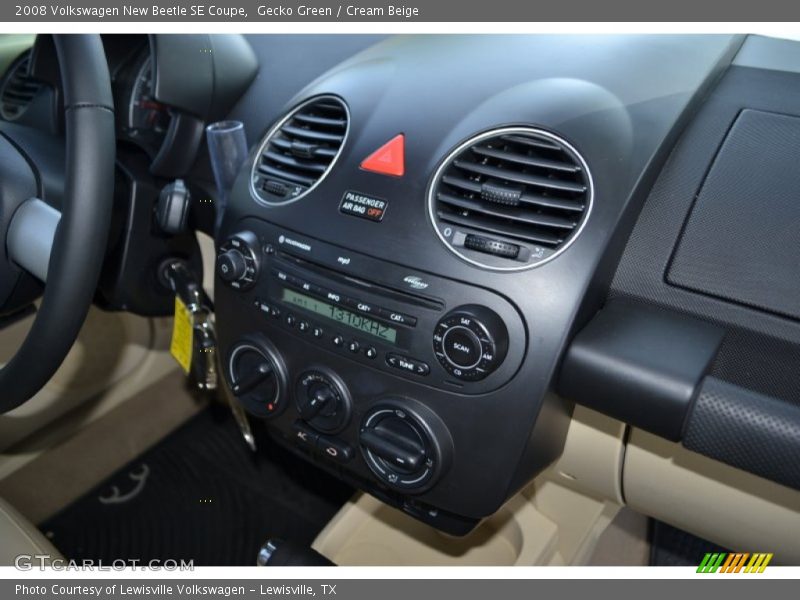 Gecko Green / Cream Beige 2008 Volkswagen New Beetle SE Coupe