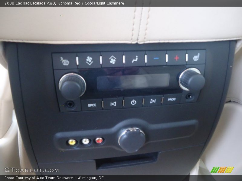 Sonoma Red / Cocoa/Light Cashmere 2008 Cadillac Escalade AWD
