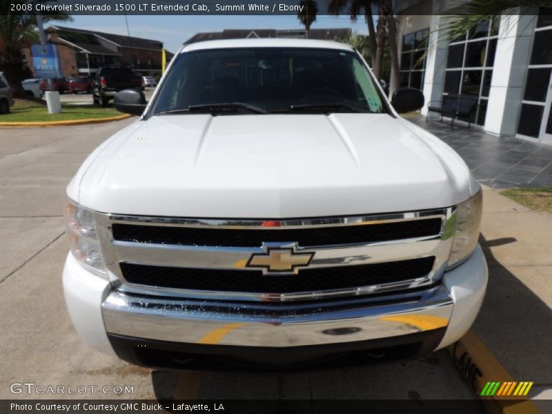 Summit White / Ebony 2008 Chevrolet Silverado 1500 LT Extended Cab