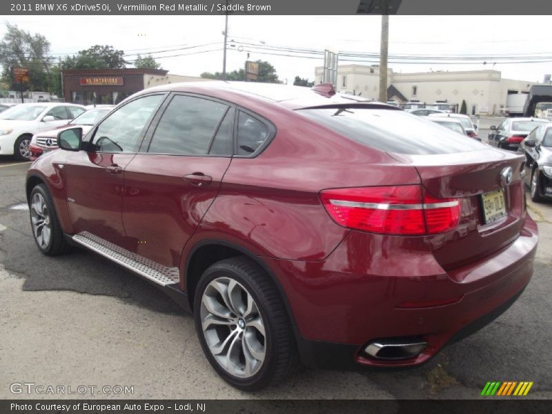 Vermillion Red Metallic / Saddle Brown 2011 BMW X6 xDrive50i