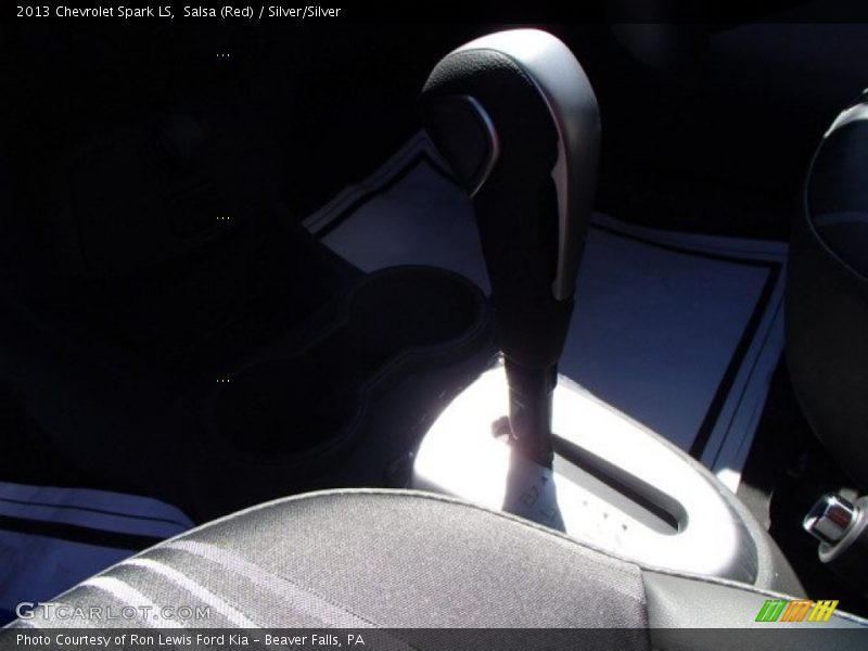 Salsa (Red) / Silver/Silver 2013 Chevrolet Spark LS