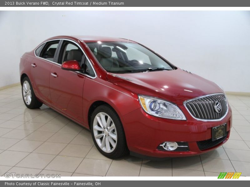 Crystal Red Tintcoat / Medium Titanium 2013 Buick Verano FWD