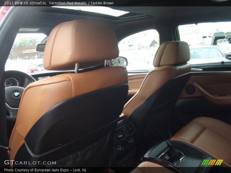 Vermillion Red Metallic / Saddle Brown 2011 BMW X6 xDrive50i