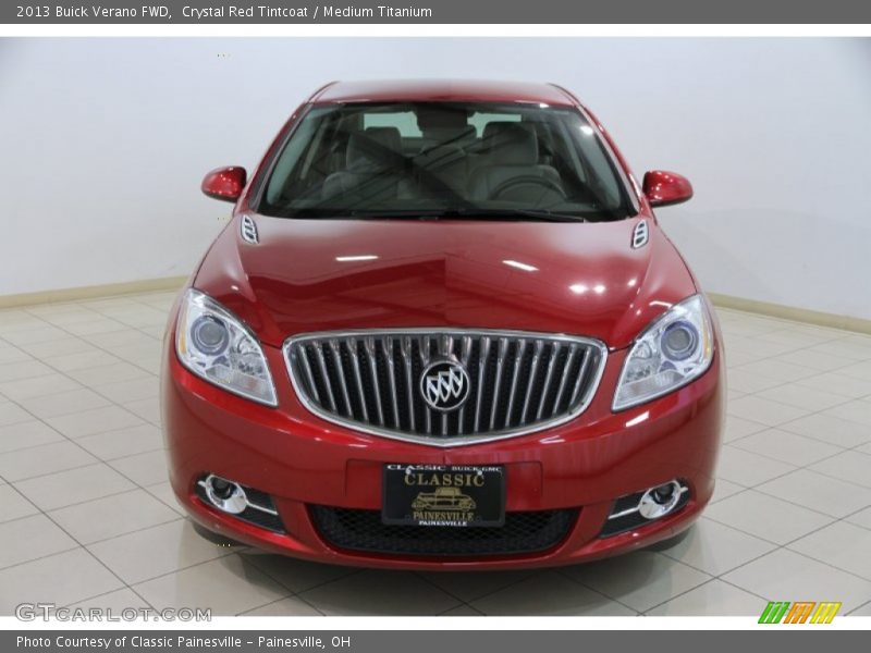 Crystal Red Tintcoat / Medium Titanium 2013 Buick Verano FWD