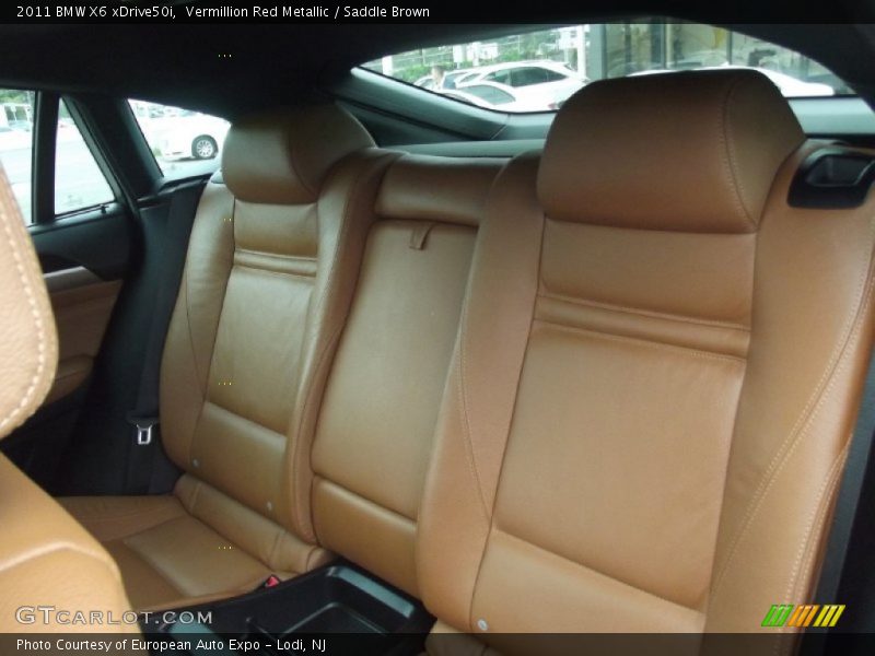 Vermillion Red Metallic / Saddle Brown 2011 BMW X6 xDrive50i