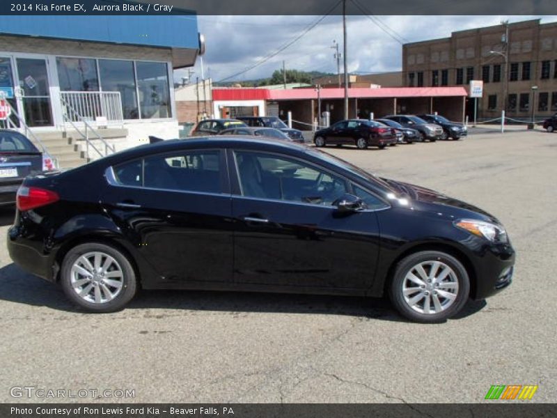 Aurora Black / Gray 2014 Kia Forte EX