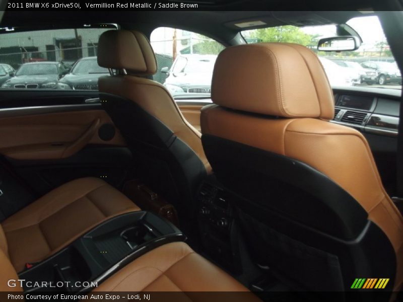 Vermillion Red Metallic / Saddle Brown 2011 BMW X6 xDrive50i