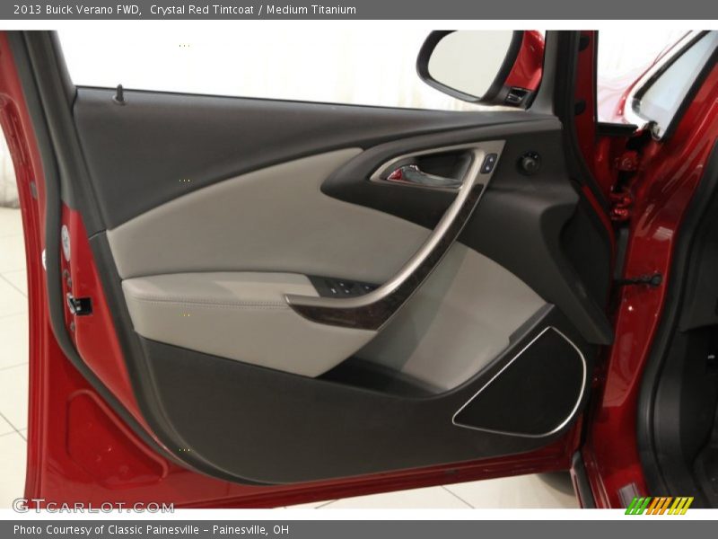 Crystal Red Tintcoat / Medium Titanium 2013 Buick Verano FWD