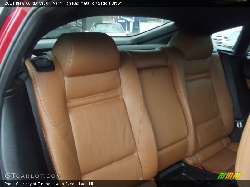 Vermillion Red Metallic / Saddle Brown 2011 BMW X6 xDrive50i
